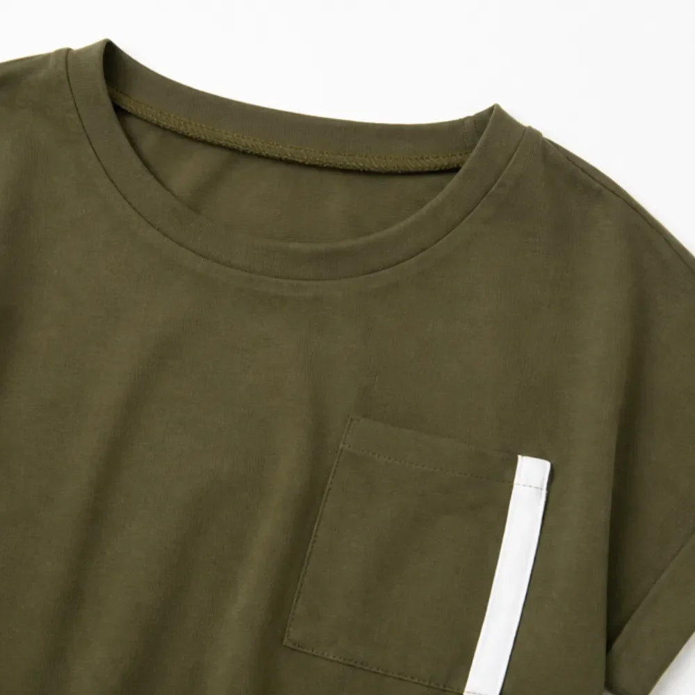 Wearbella – Zestaw spódnicy z troczkiem w dwóch częściach z bocznymi paskami i kieszeniami