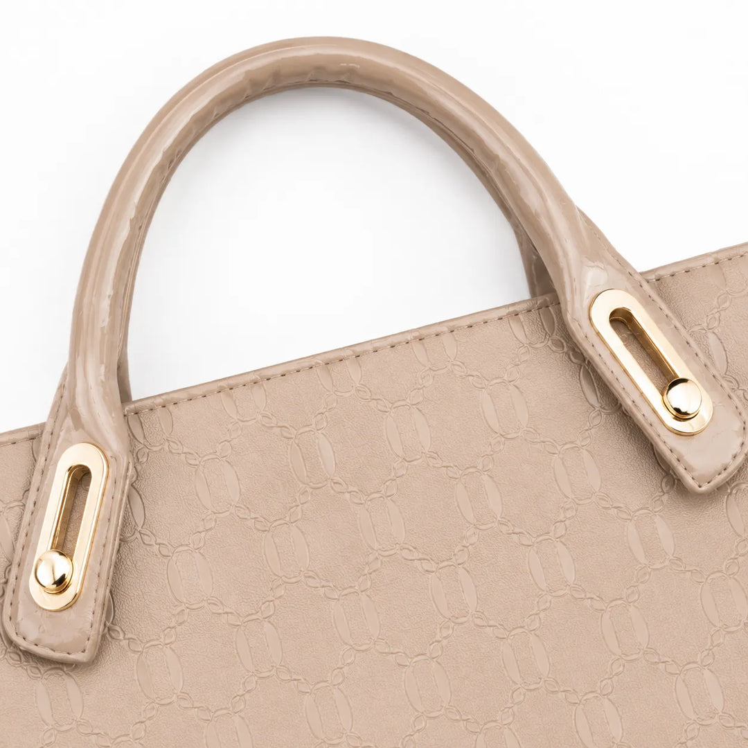 Belluna – Zestaw torebek skórzanych w 4 częściach, torba tote, torba crossbody, saszetka, etui na karty