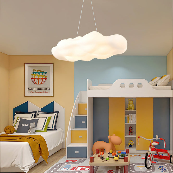 Lampa wisząca w kształcie chmury