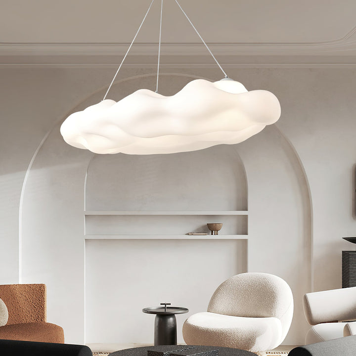 Lampa wisząca w kształcie chmury