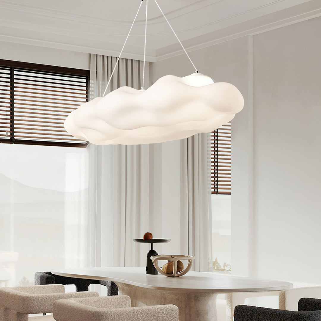 Lampa wisząca w kształcie chmury