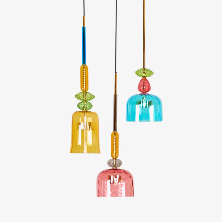 Kolorowa Lampa Wisząca z Cukierkami