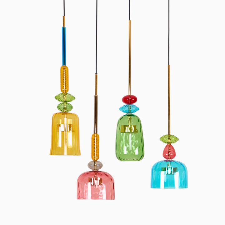 Kolorowa Lampa Wisząca z Cukierkami