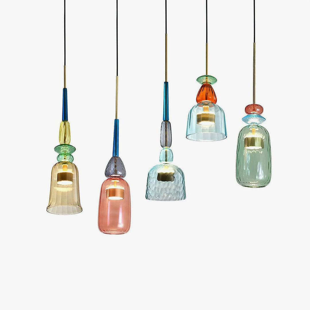 Kolorowa Lampa Wisząca z Cukierkami