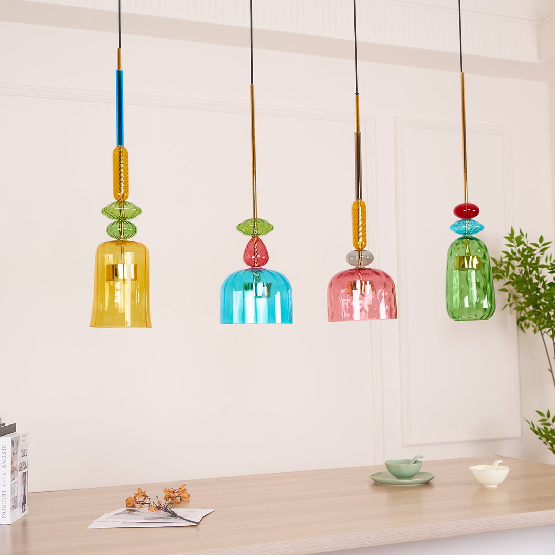 Kolorowa Lampa Wisząca z Cukierkami