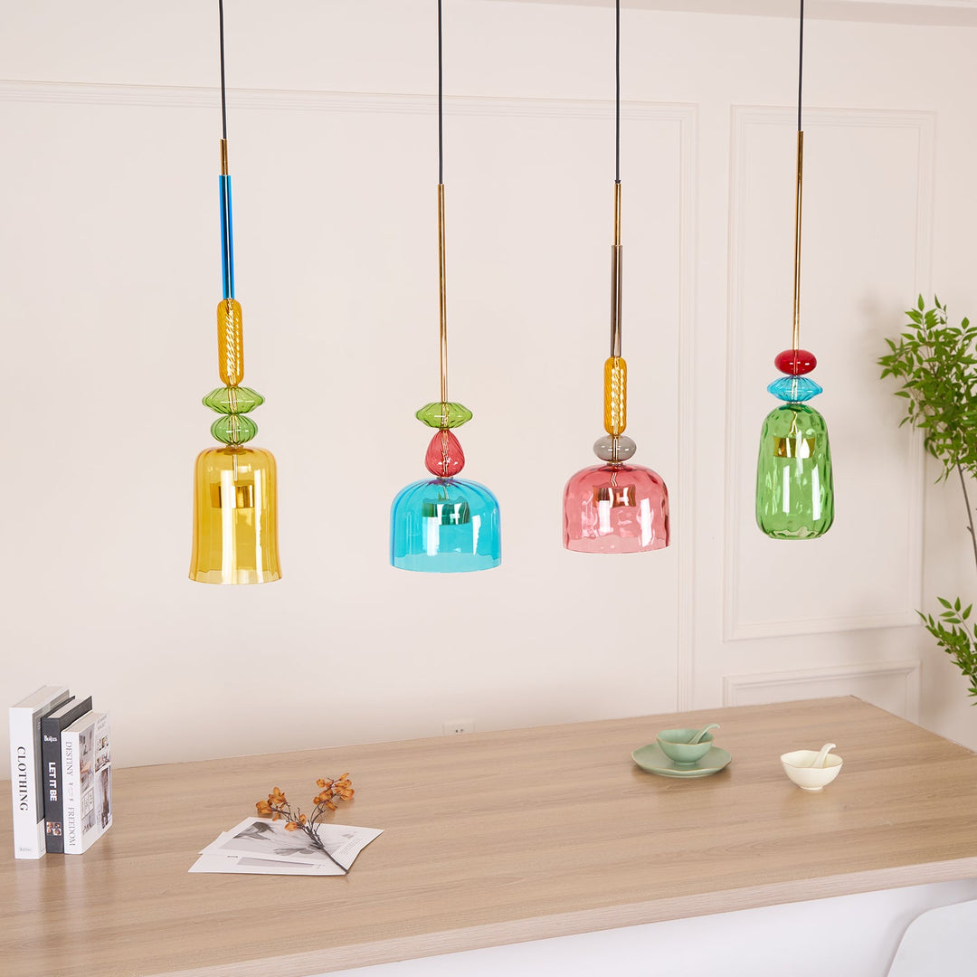 Kolorowa Lampa Wisząca z Cukierkami