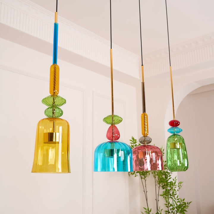 Kolorowa Lampa Wisząca z Cukierkami