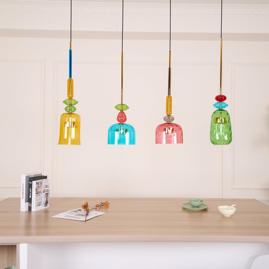Kolorowa Lampa Wisząca z Cukierkami