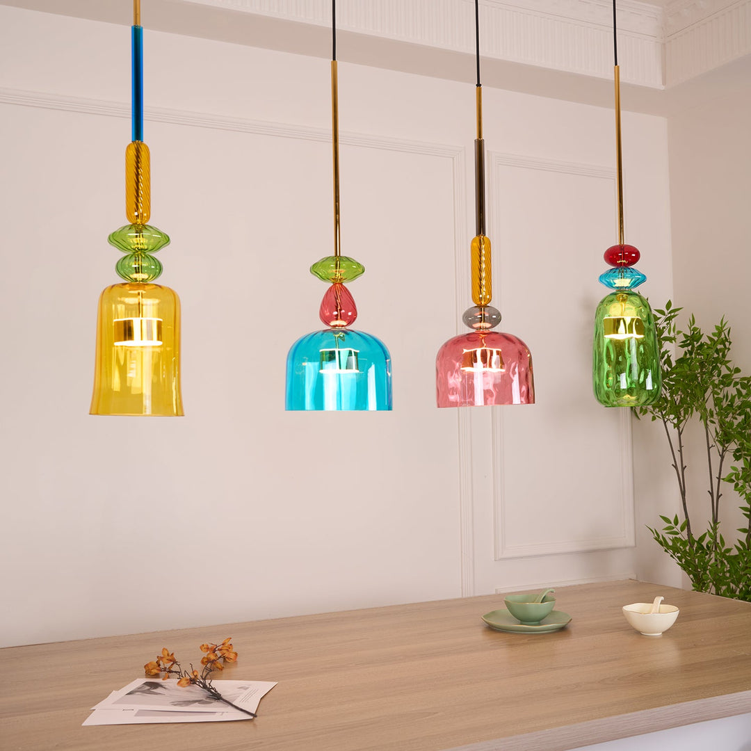 Kolorowa Lampa Wisząca z Cukierkami