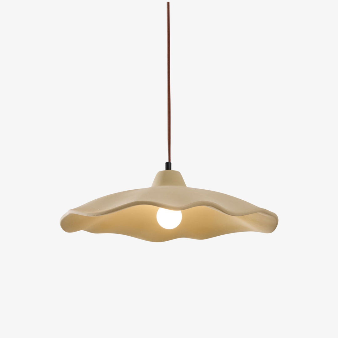 Betonowa Lampa Wisząca w Kształcie Płatka