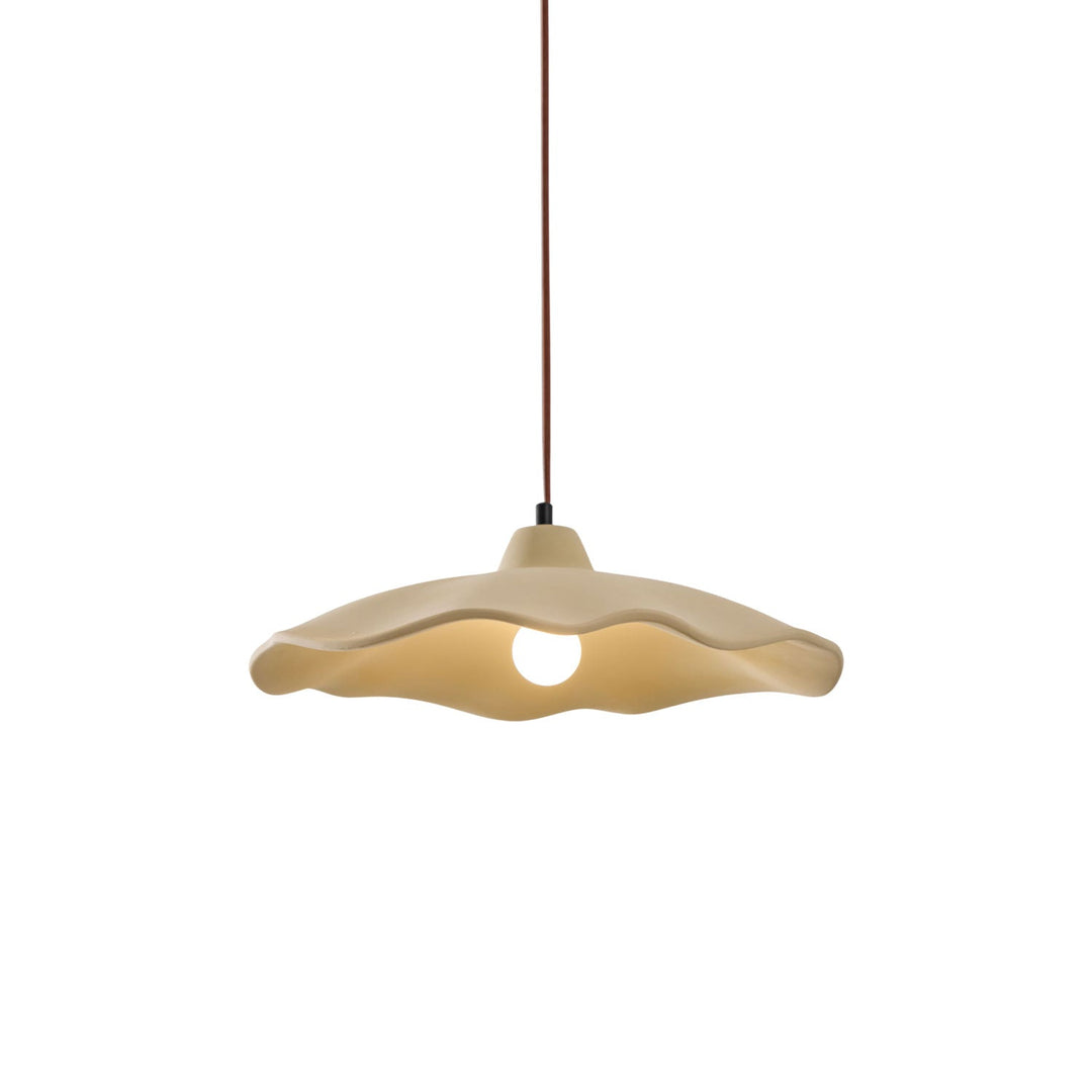 Betonowa Lampa Wisząca w Kształcie Płatka