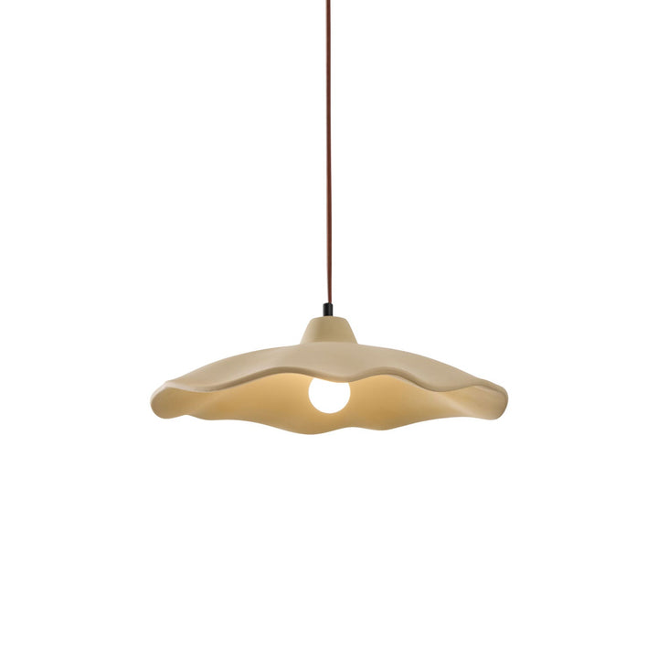 Betonowa Lampa Wisząca w Kształcie Płatka
