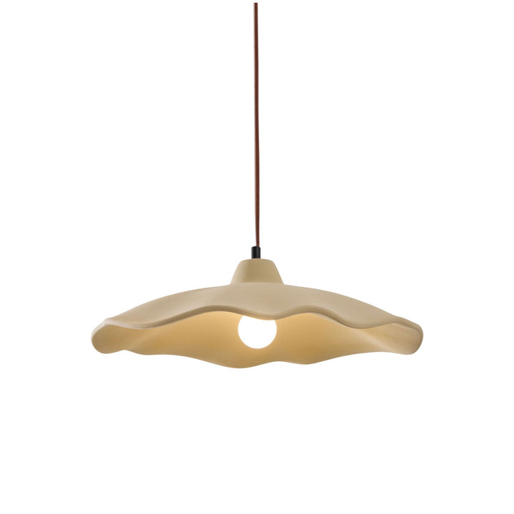 Betonowa Lampa Wisząca w Kształcie Płatka