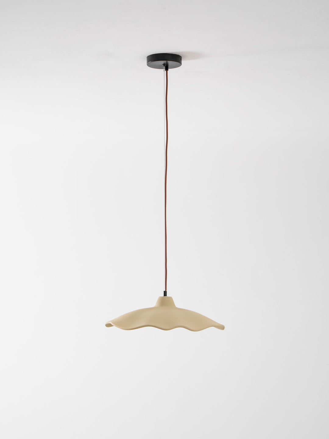 Betonowa Lampa Wisząca w Kształcie Płatka