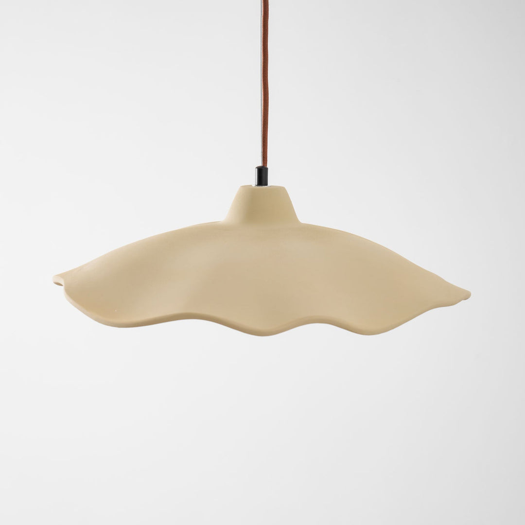Betonowa Lampa Wisząca w Kształcie Płatka