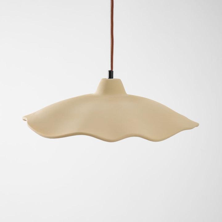 Betonowa Lampa Wisząca w Kształcie Płatka