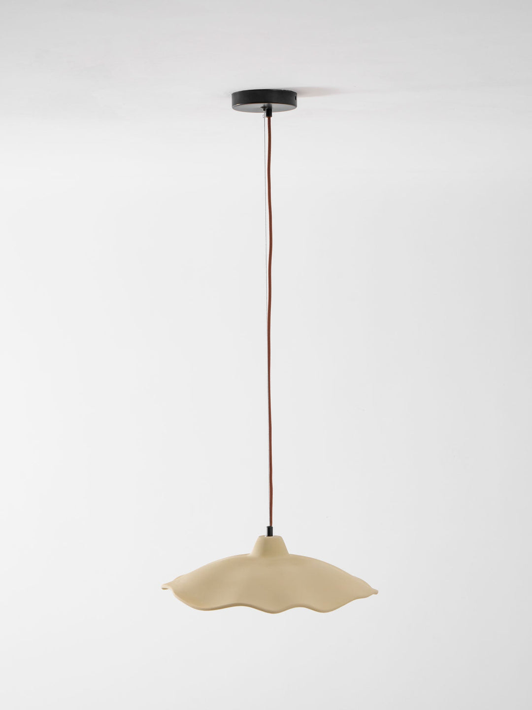 Betonowa Lampa Wisząca w Kształcie Płatka
