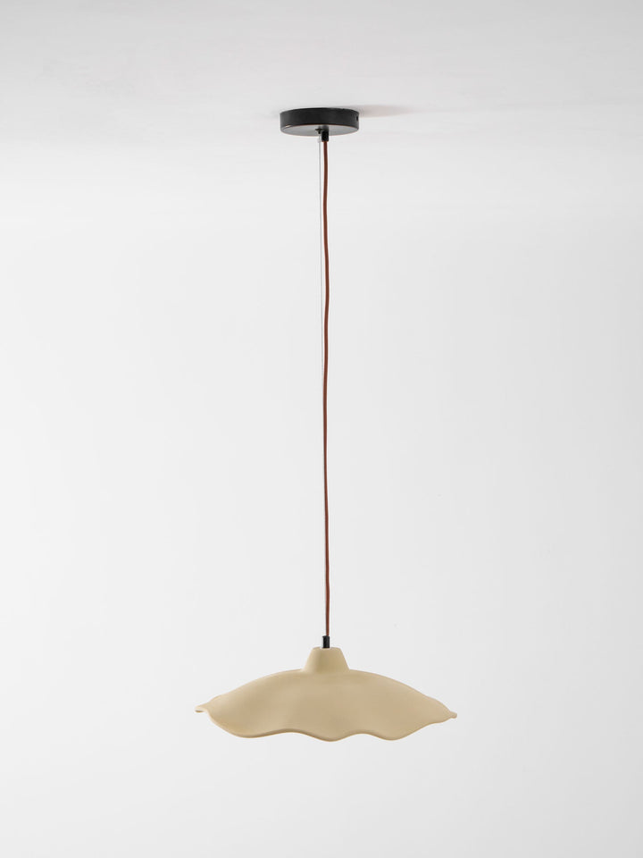 Betonowa Lampa Wisząca w Kształcie Płatka