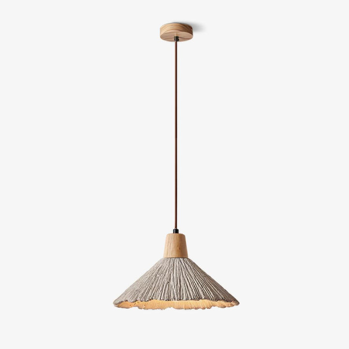 Lampa Wisząca Z Betonu Z Faldami