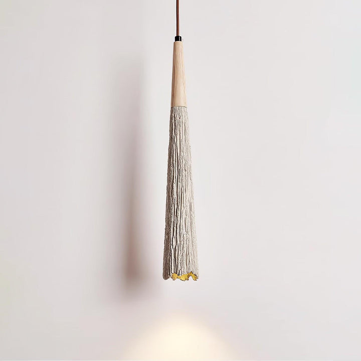 Lampa Wisząca Z Betonu Z Faldami