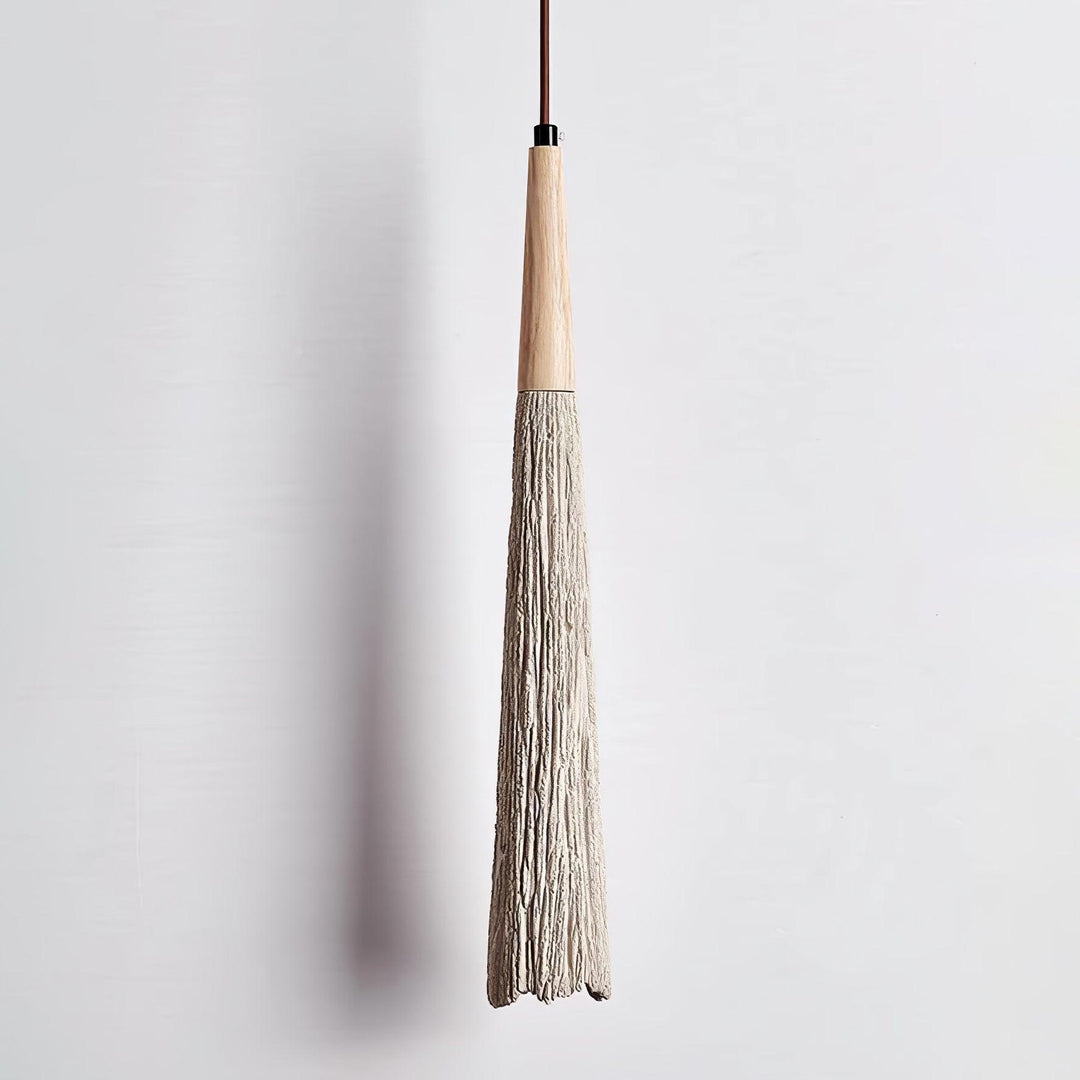 Lampa Wisząca Z Betonu Z Faldami