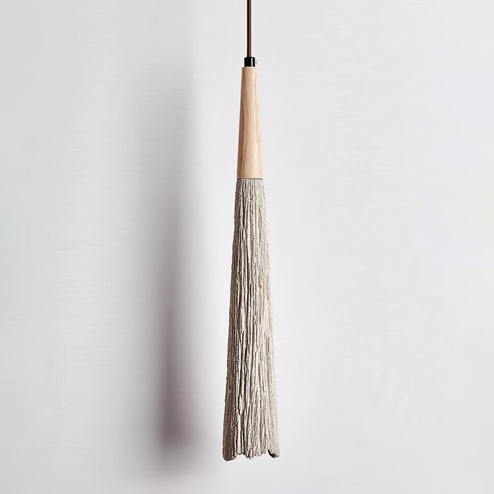 Lampa Wisząca Z Betonu Z Faldami
