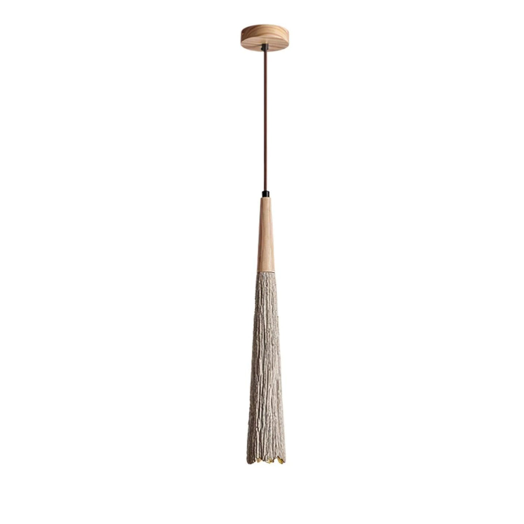 Lampa Wisząca Z Betonu Z Faldami