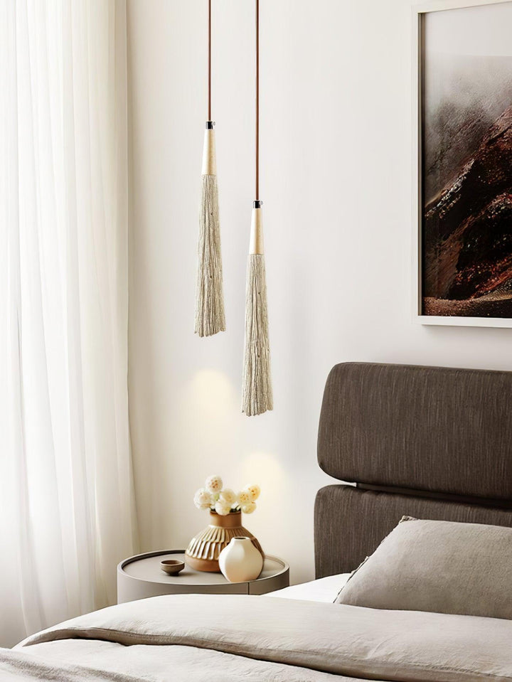 Lampa Wisząca Z Betonu Z Faldami
