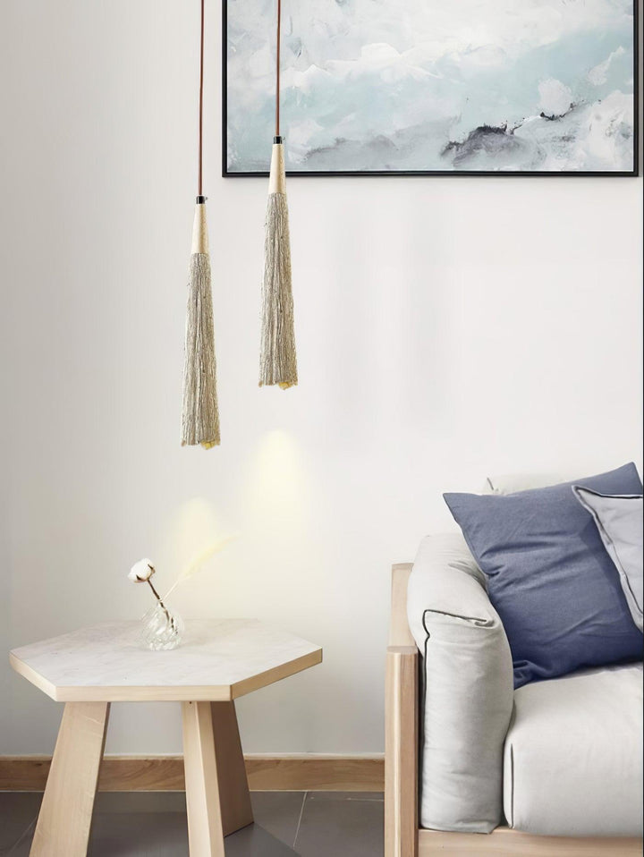 Lampa Wisząca Z Betonu Z Faldami