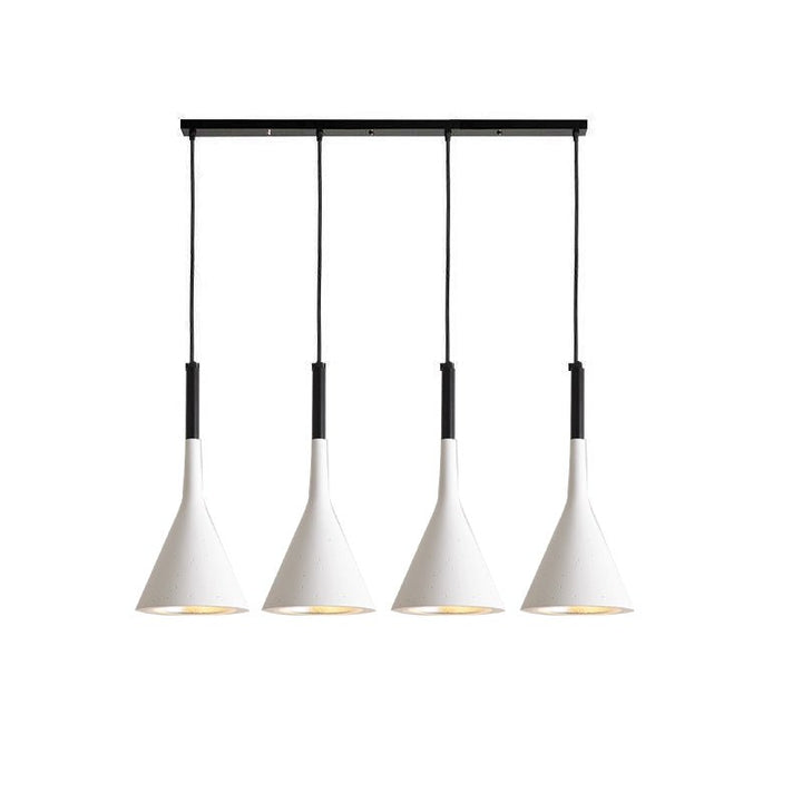 Stożkowa Lampa Wisząca z Betonu
