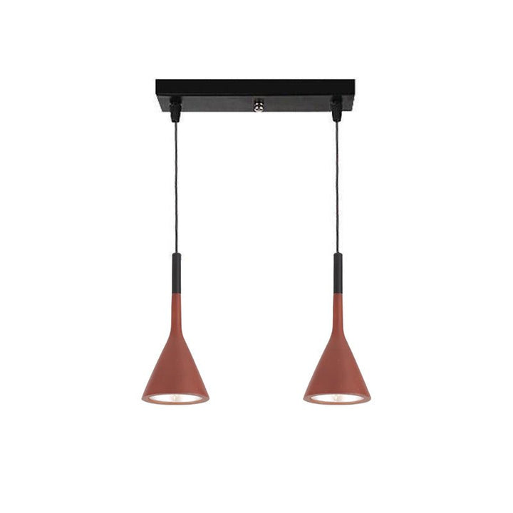 Stożkowa Lampa Wisząca z Betonu