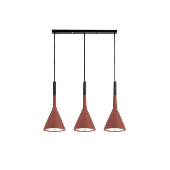 Stożkowa Lampa Wisząca z Betonu