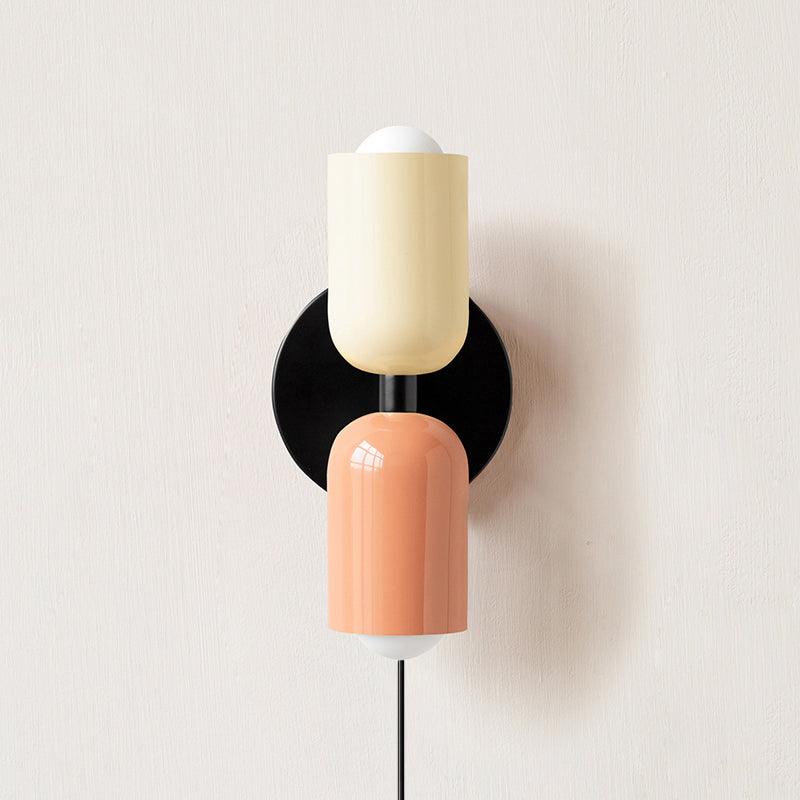 Lampka ścienna Couleur Double z wtyczką