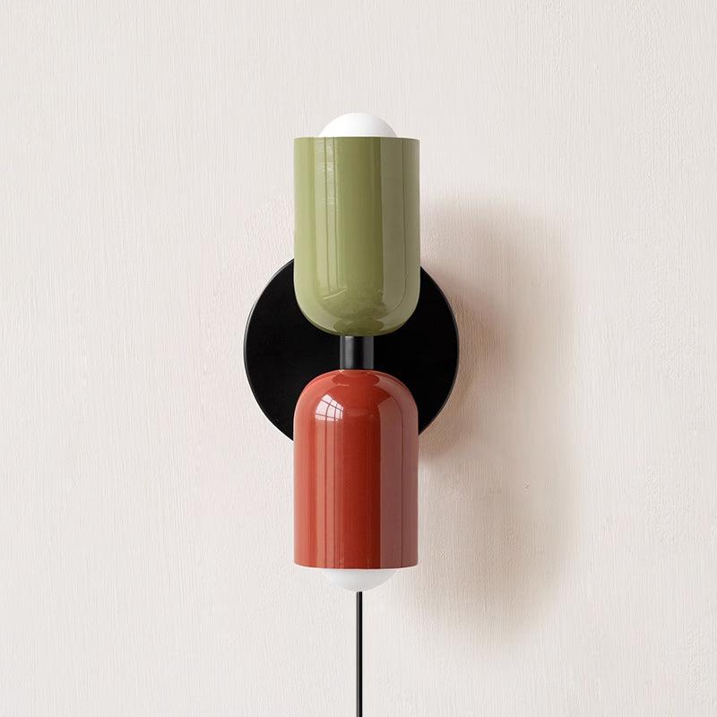 Lampka ścienna Couleur Double z wtyczką