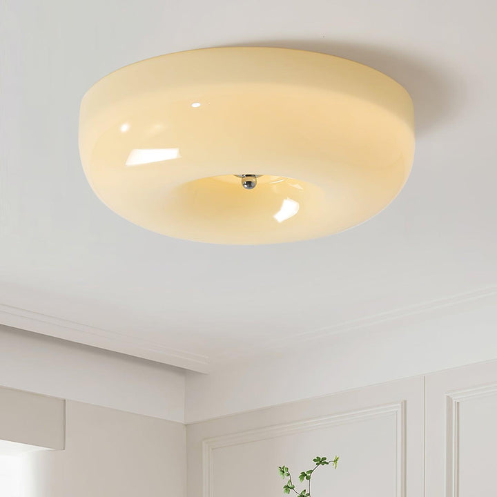 Szklana lampa sufitowa Swirl