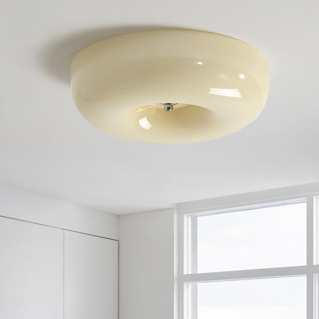 Szklana lampa sufitowa Swirl