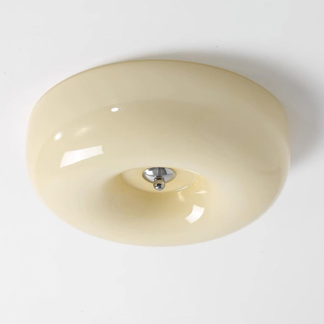 Szklana lampa sufitowa Swirl