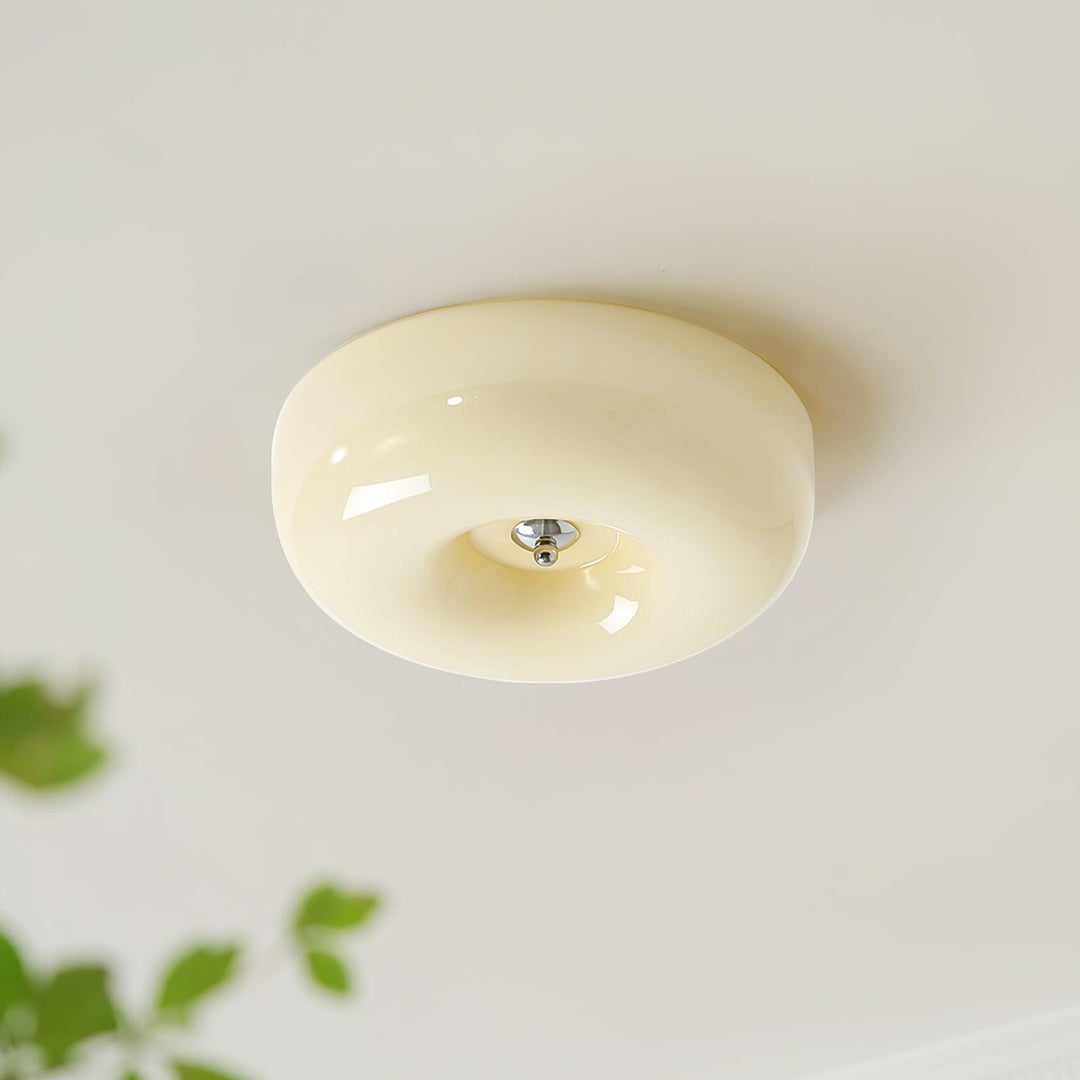 Szklana lampa sufitowa Swirl