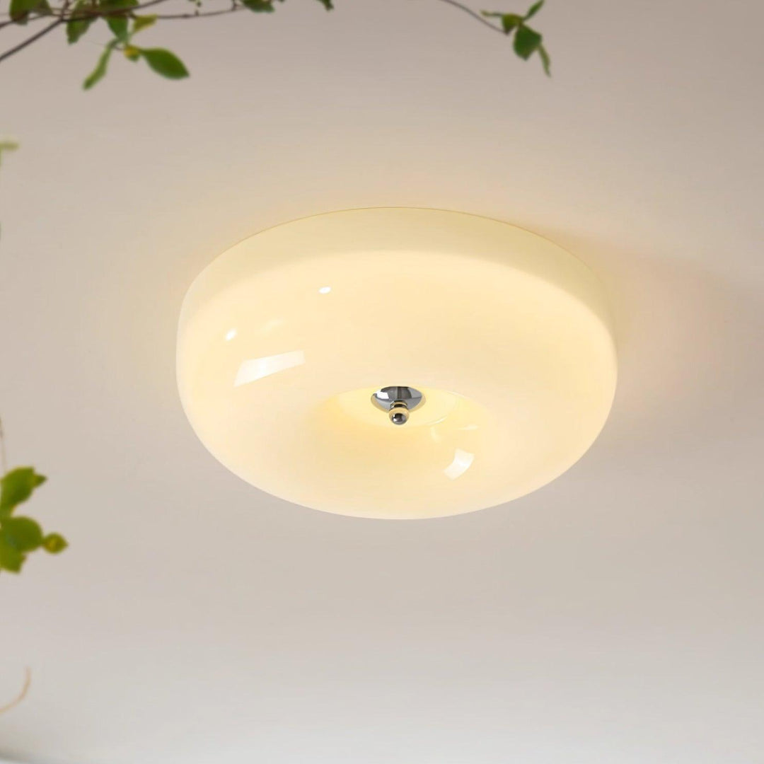 Szklana lampa sufitowa Swirl