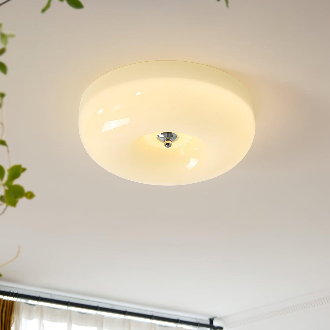 Szklana lampa sufitowa Swirl
