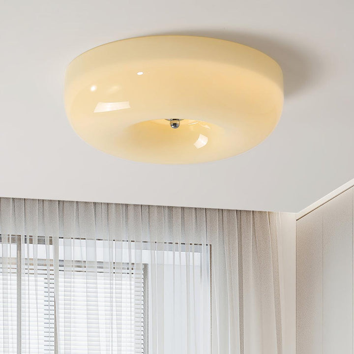 Szklana lampa sufitowa Swirl
