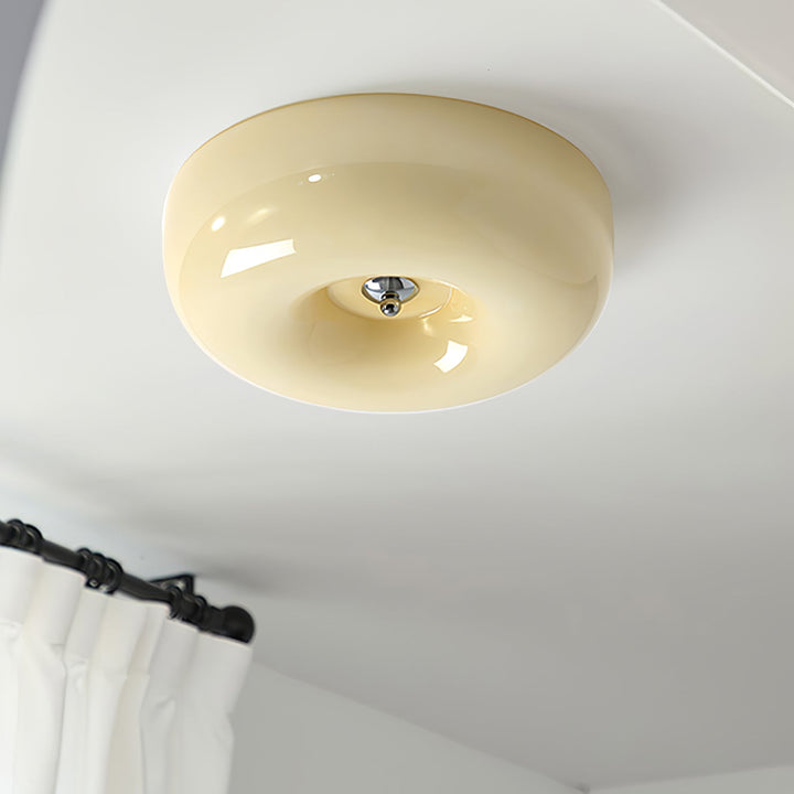 Szklana lampa sufitowa Swirl
