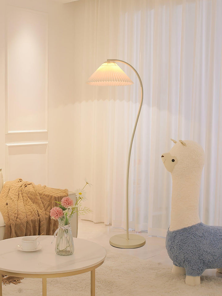 Lampa Podłogowa Crescini z Faldami