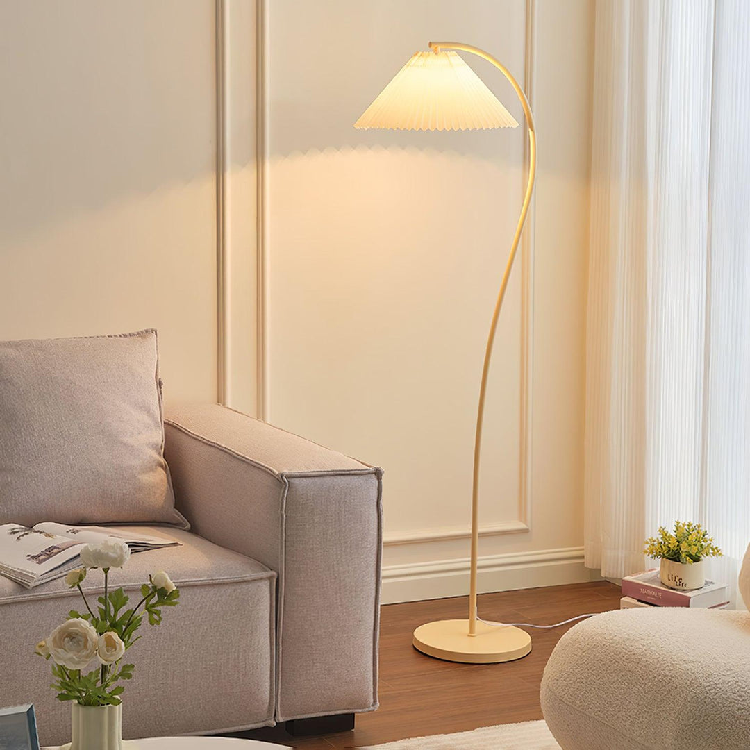 Lampa Podłogowa Crescini z Faldami