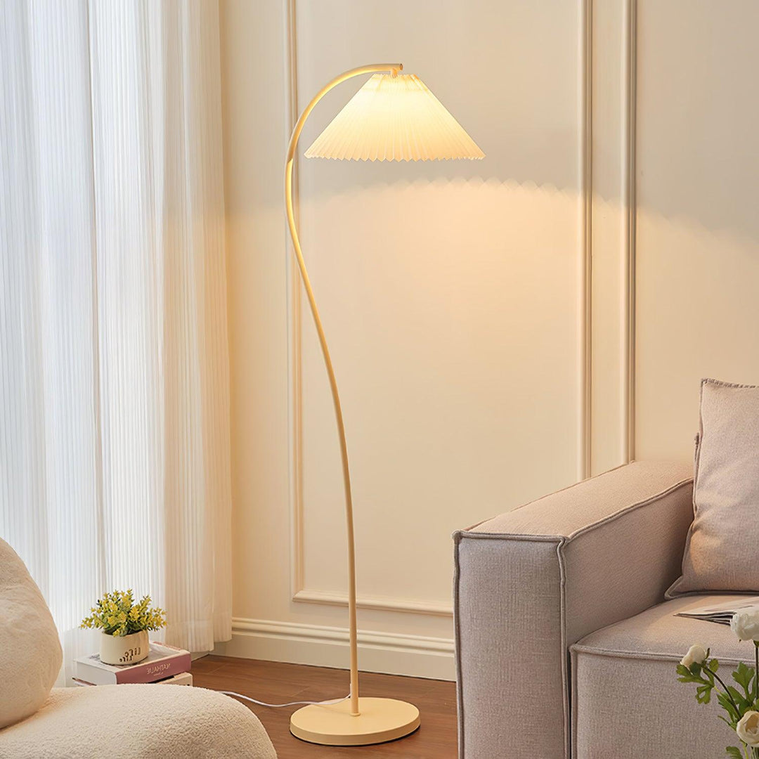 Lampa Podłogowa Crescini z Faldami