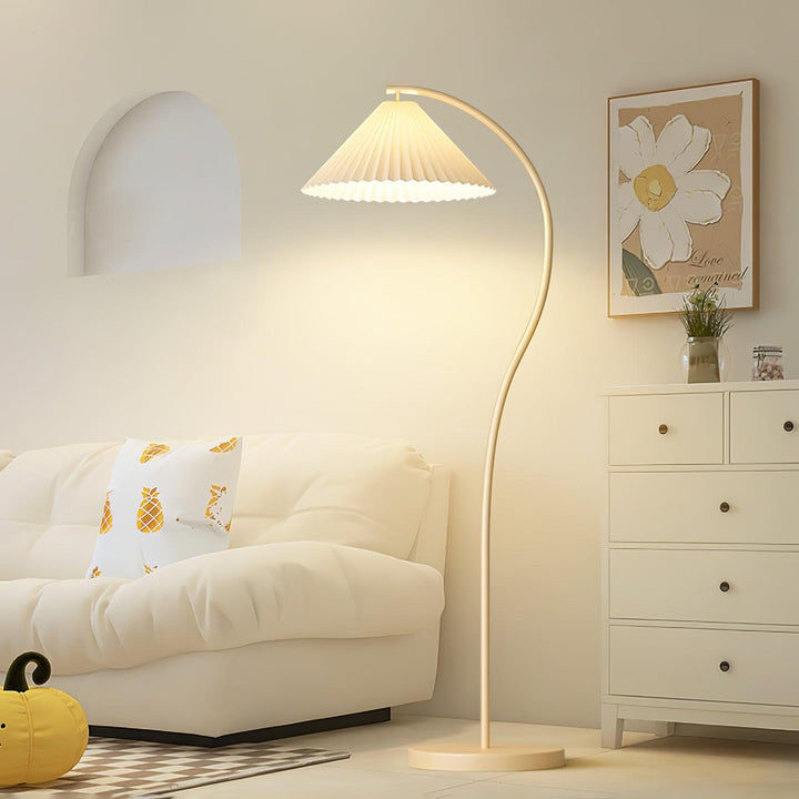 Lampa Podłogowa Crescini z Faldami