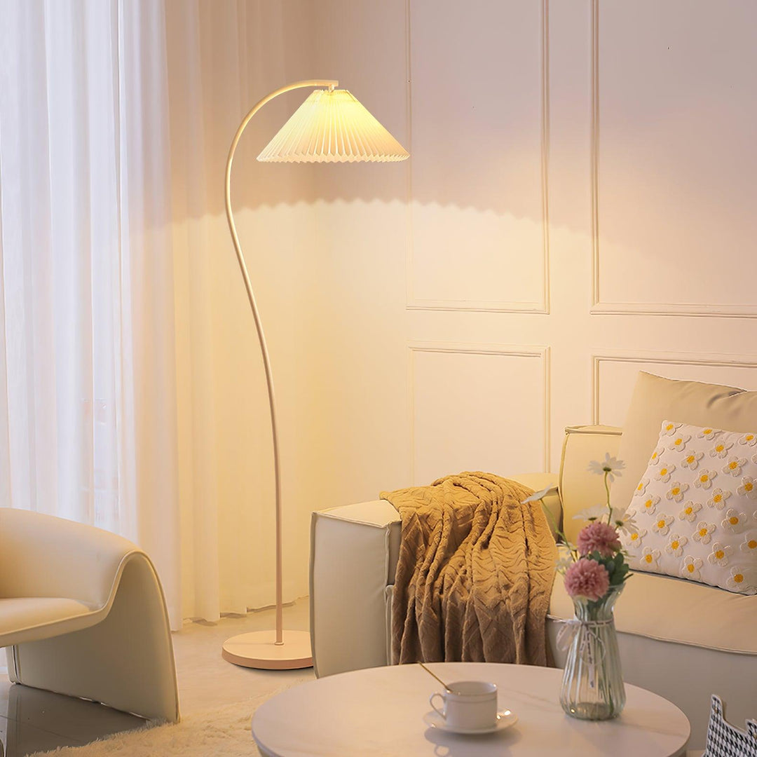 Lampa Podłogowa Crescini z Faldami