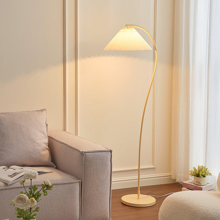 Lampa Podłogowa Crescini z Faldami