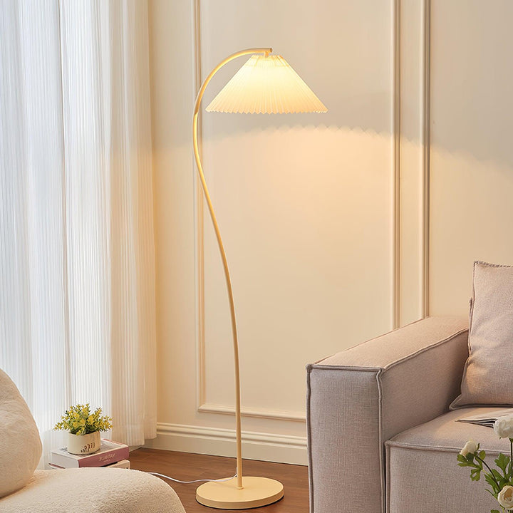 Lampa Podłogowa Crescini z Faldami