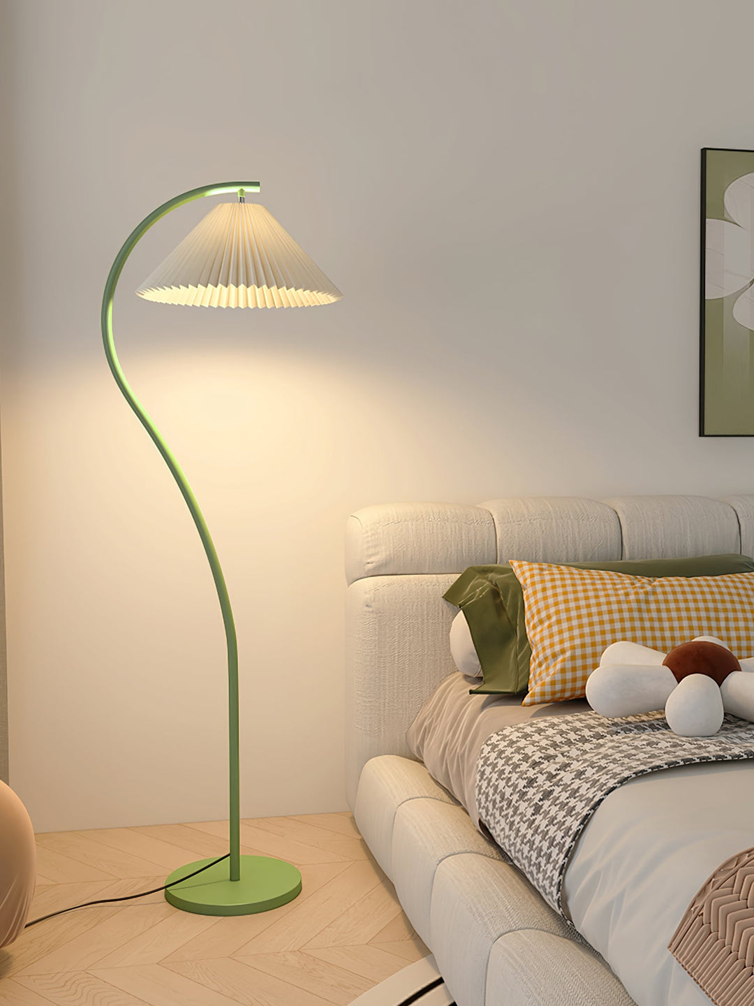 Lampa Podłogowa Crescini z Faldami
